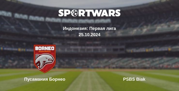 Пусамания Борнео — PSBS Biak смотреть онлайн бесплатно 25.10.2024