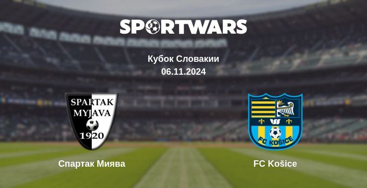 Спартак Миява — FC Košice смотреть онлайн бесплатно 06.11.2024