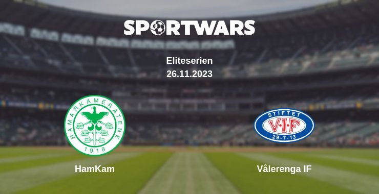 HamKam — Vålerenga IF watch online for free 26.11.2023