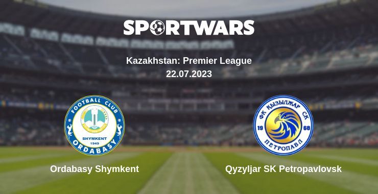 Ordabasy Shymkent — Qyzyljar SK Petropavlovsk watch online for free 22.07.2023