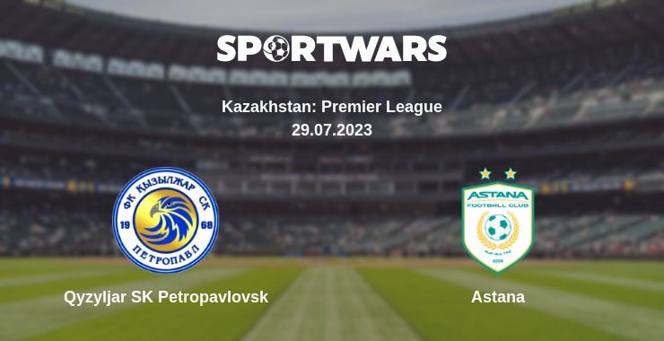 Qyzyljar SK Petropavlovsk — Astana watch online for free 29.07.2023