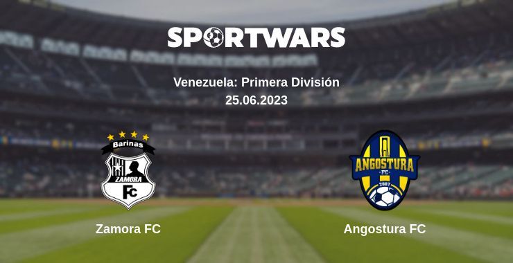 Result of the Zamora FC — Angostura FC match, 25.06.2023