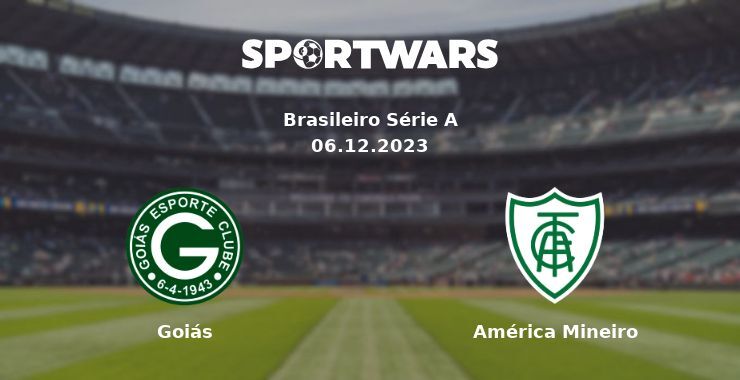 Goiás — América Mineiro watch online for free 06.12.2023