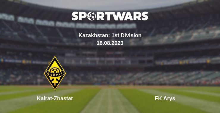 Kairat-Zhastar — FK Arys watch online for free 18.08.2023