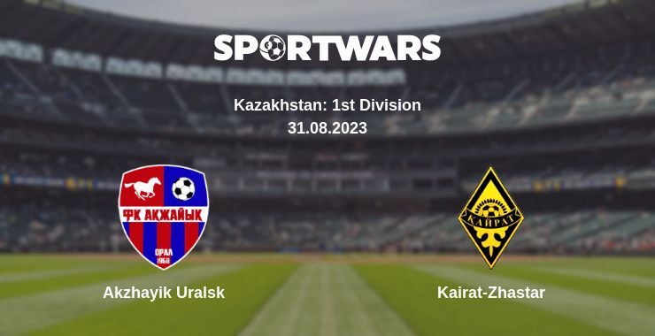 Akzhayik Uralsk — Kairat-Zhastar watch online for free 31.08.2023