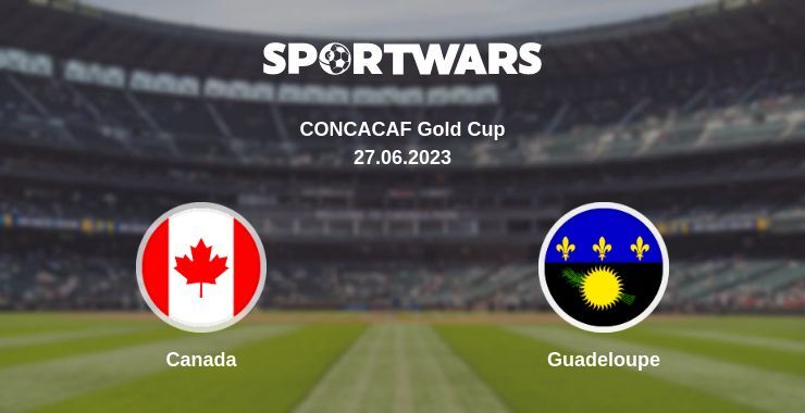 Result of the Canada — Guadeloupe match, 27.06.2023