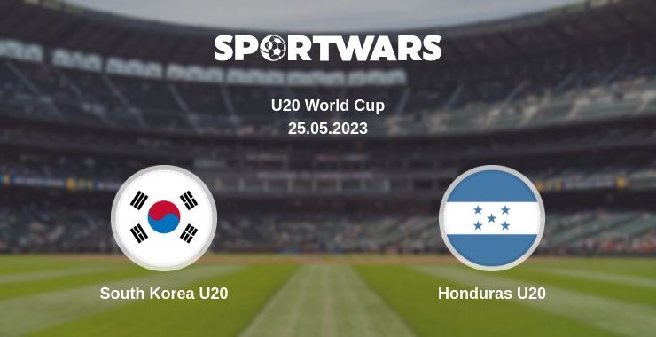 South Korea U20 — Honduras U20, where to watch online broadcast