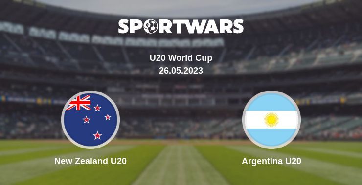 New Zealand U20 — Argentina U20 watch online for free 26.05.2023