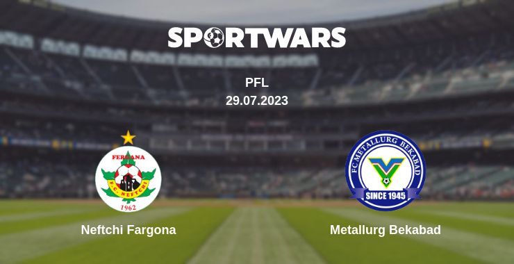 Neftchi Fargona — Metallurg Bekabad watch online for free 29.07.2023