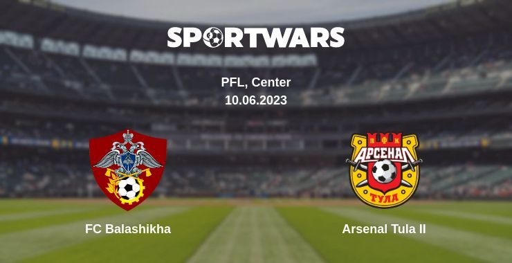 FC Balashikha — Arsenal Tula II watch online for free 10.06.2023