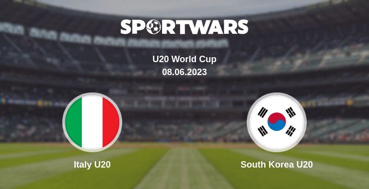 Italy U20 — South Korea U20 watch online for free 08.06.2023