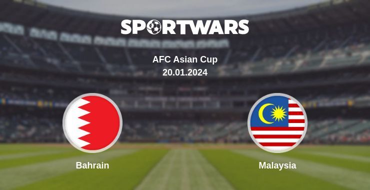 Result of the Bahrain — Malaysia match, 20.01.2024