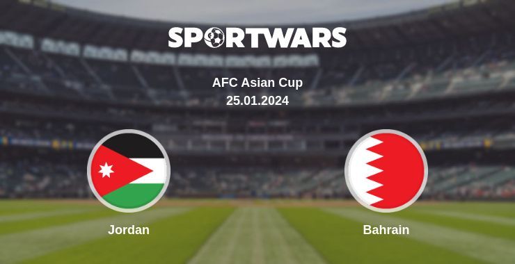 Result of the Jordan — Bahrain match, 25.01.2024