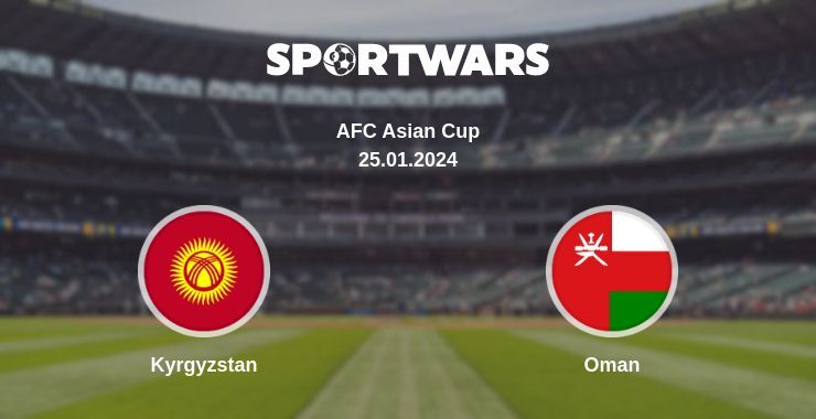 Result of the Kyrgyzstan — Oman match, 25.01.2024