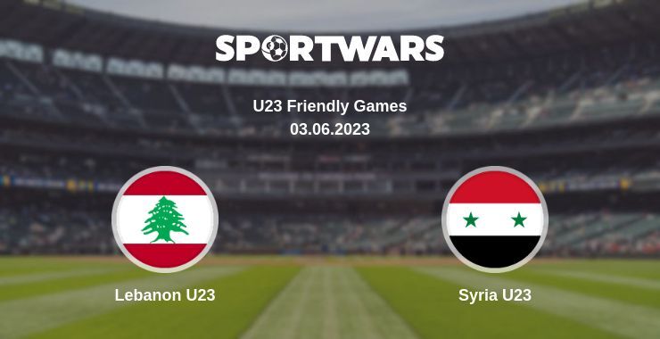 Lebanon U23 — Syria U23 watch online for free 03.06.2023