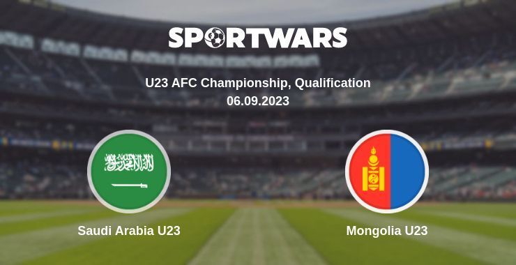 Saudi Arabia U23 — Mongolia U23 watch online for free 06.09.2023