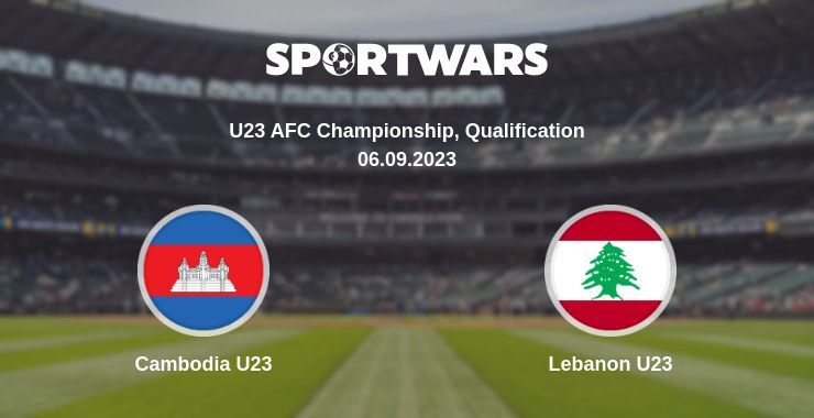 Cambodia U23 — Lebanon U23 watch online for free 06.09.2023