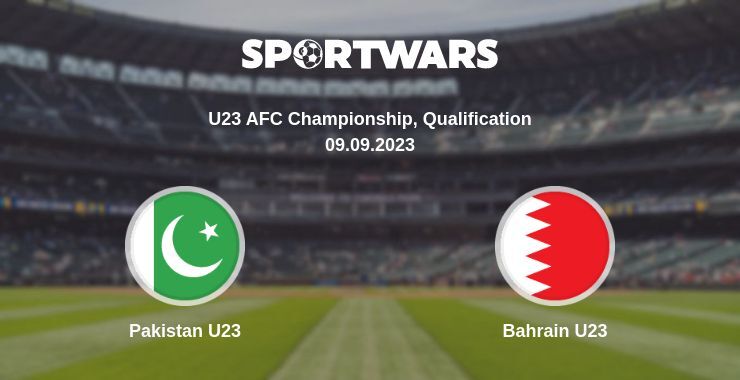 Pakistan U23 — Bahrain U23 watch online for free 09.09.2023