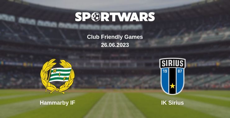 Hammarby IF — IK Sirius watch online for free 26.06.2023