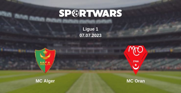 MC Alger — MC Oran watch online for free 07.07.2023