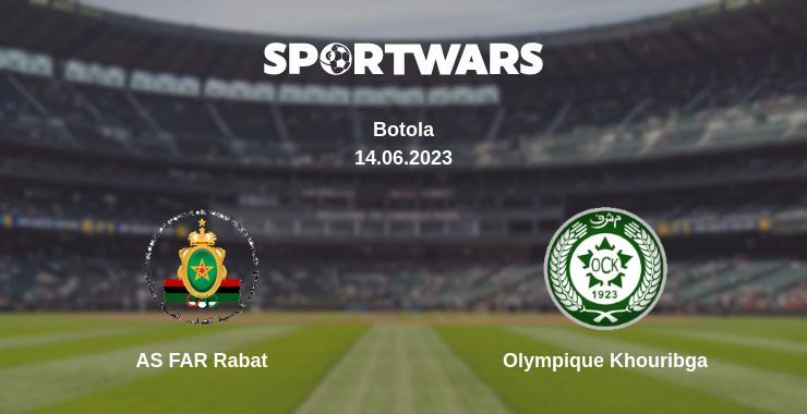 AS FAR Rabat — Olympique Khouribga watch online for free 14.06.2023