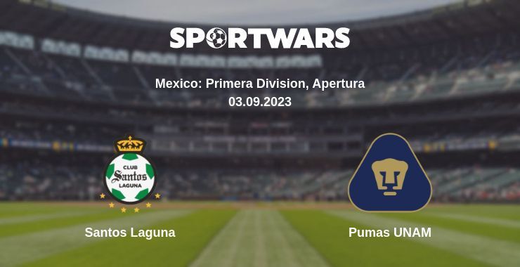 Santos Laguna — Pumas UNAM watch online for free 03.09.2023