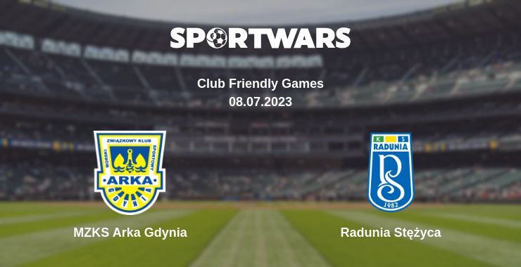 MZKS Arka Gdynia — Radunia Stężyca watch online for free 08.07.2023