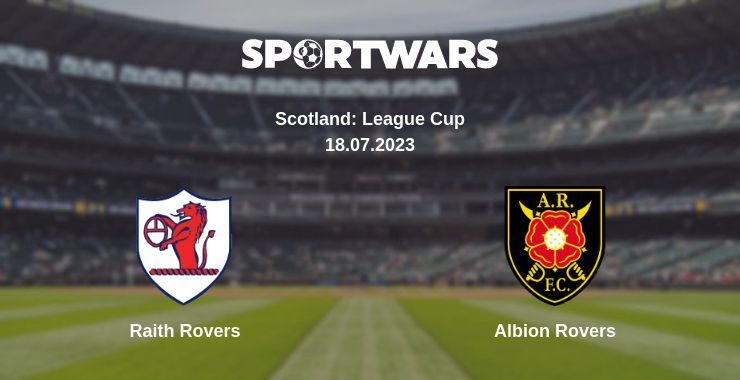 Raith Rovers — Albion Rovers watch online for free 18.07.2023