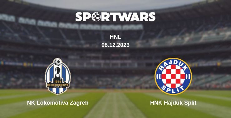 NK Lokomotiva Zagreb — HNK Hajduk Split watch online for free 08.12.2023