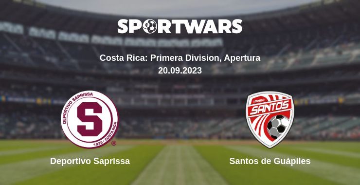 Deportivo Saprissa — Santos de Guápiles watch online for free 20.09.2023