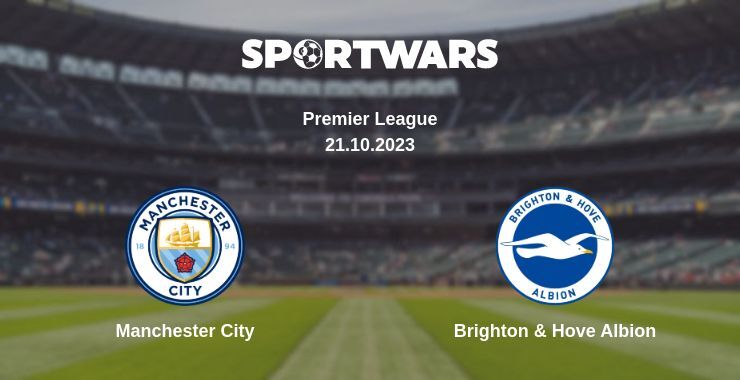 Manchester City — Brighton & Hove Albion watch online for free 21.10.2023