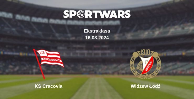 KS Cracovia — Widzew Łódź watch online for free 16.03.2024