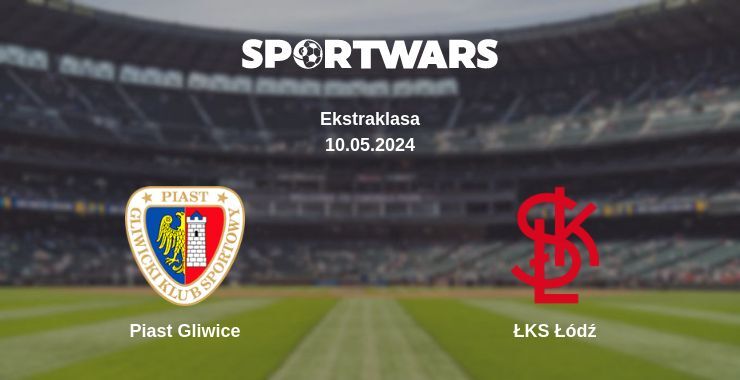 Piast Gliwice — ŁKS Łódź watch online for free 10.05.2024