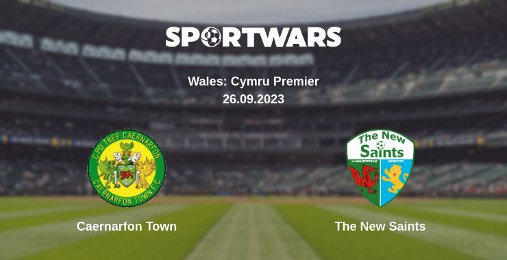 Caernarfon Town — The New Saints watch online for free 26.09.2023