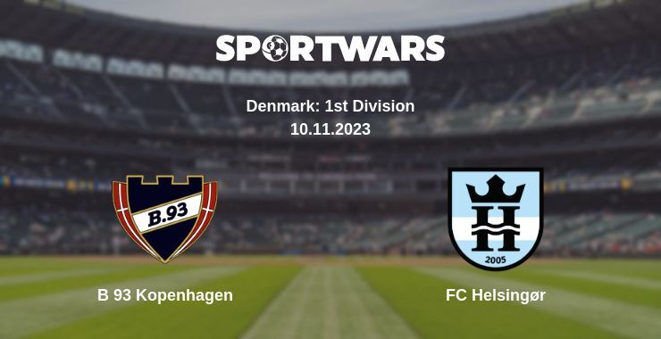 B 93 Kopenhagen — FC Helsingør watch online for free 10.11.2023