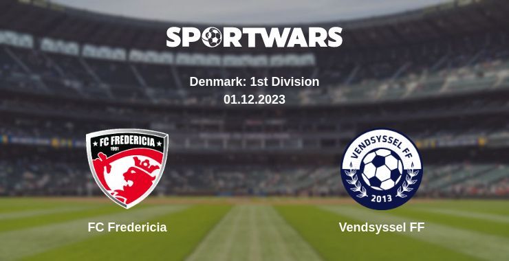 FC Fredericia — Vendsyssel FF watch online for free 01.12.2023