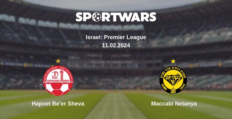 Hapoel Be'er Sheva — Maccabi Netanya watch online for free 11.02.2024