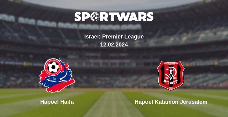 Hapoel Haifa — Hapoel Katamon Jerusalem, where to watch online broadcast, 12.02.2024