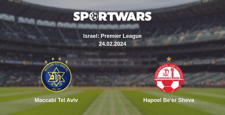 Maccabi Tel Aviv — Hapoel Be'er Sheva watch online for free 24.02.2024