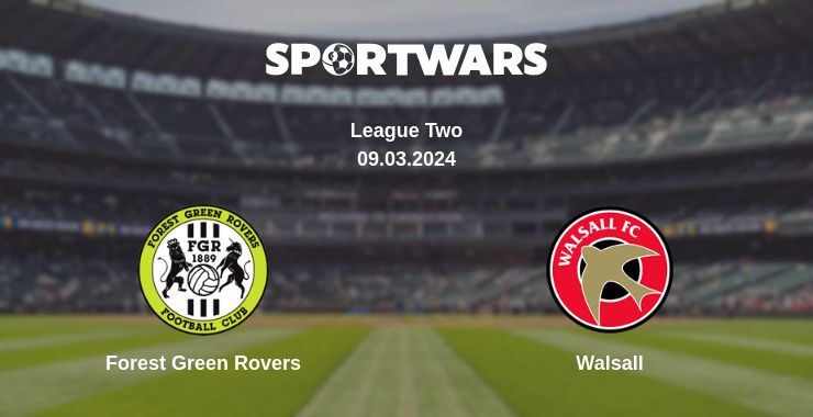 Forest Green Rovers — Walsall watch online for free 09.03.2024