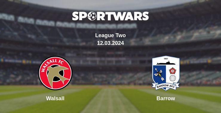 Walsall — Barrow watch online for free 12.03.2024