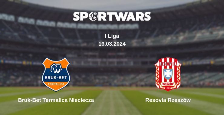 Bruk-Bet Termalica Nieciecza — Resovia Rzeszów watch online for free 16.03.2024