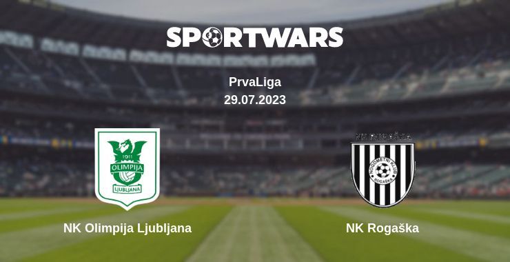 NK Olimpija Ljubljana — NK Rogaška watch online for free 29.07.2023