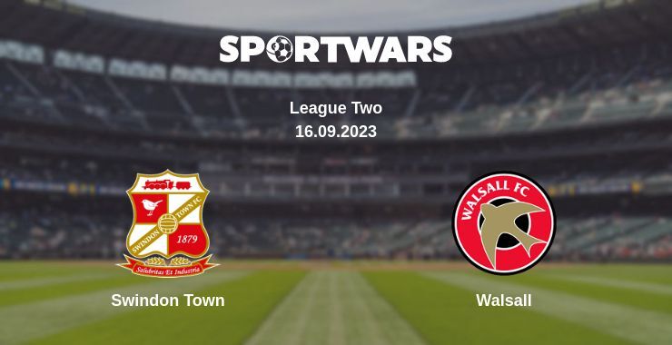 Swindon Town — Walsall watch online for free 16.09.2023