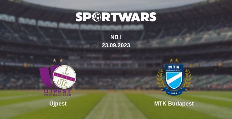 Újpest — MTK Budapest watch online for free 23.09.2023