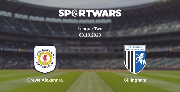 Crewe Alexandra — Gillingham watch online for free 03.10.2023