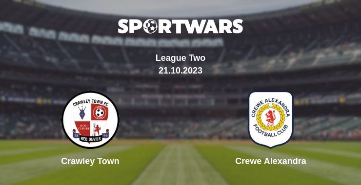 Crawley Town — Crewe Alexandra watch online for free 21.10.2023