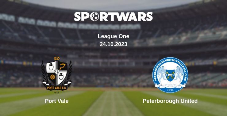 Port Vale — Peterborough United watch online for free 24.10.2023