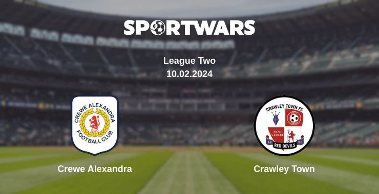 Crewe Alexandra — Crawley Town watch online for free 10.02.2024