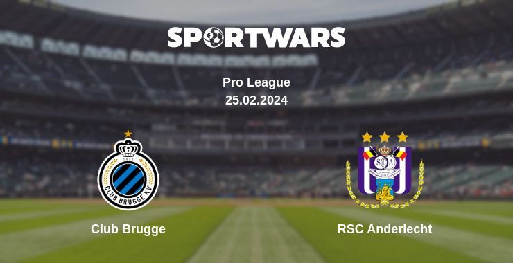 Club Brugge — RSC Anderlecht watch online for free 25.02.2024